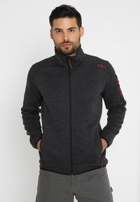 CMP MAN JACKET - Fleecejakke - nero/antracite