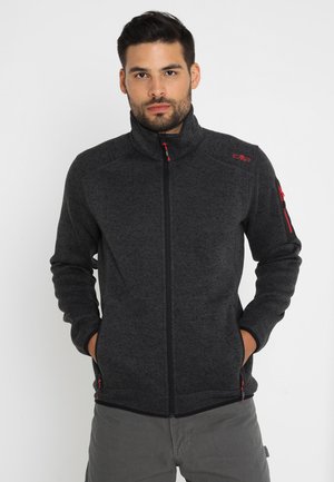 CMP MAN JACKET - Fleecejacka - nero/antracite