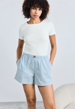 HERITAGE PLAID SHORTS - Pyžamové nohavice - cloudy blue