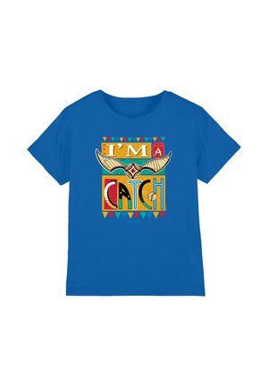 Cotton Soul, HARRY POTTER IM A CATCH GOLDEN SNITCH UNISEX - Print T-shirt - royal blue