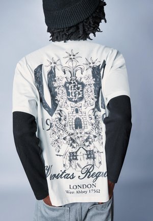 Bershka SHORT SLEEVE - T-shirts print - white