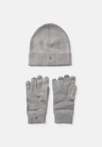 FLAG BEANIE & GLOVE SET UNISEX - Rukavice - mid grey heather