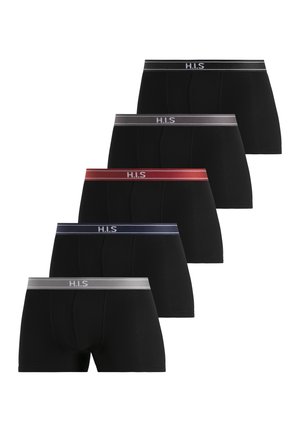 5 PACK - Ozke boksarice - schwarz grau schwarz navy schwarz bordeaux schwarz anthra schwarz