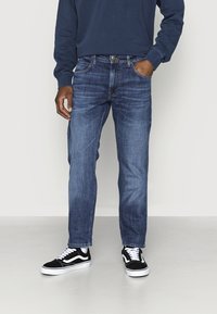 Lee RIDER - Calças de ganga justas - dark blue denim