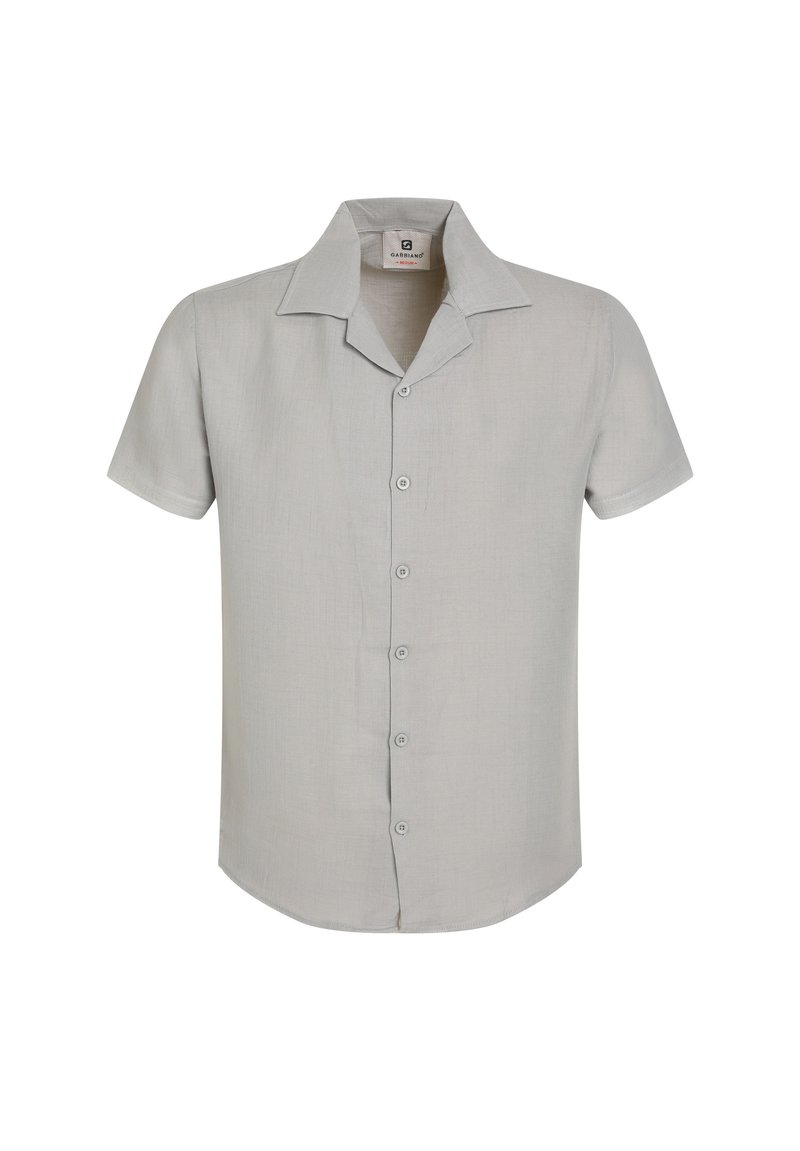 Gabbiano SHORTSLEEVE OPEN NECK - Camisa - grey