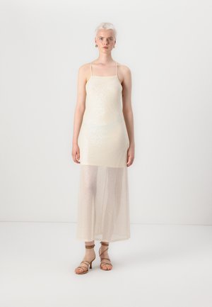 ONLHELENA STRAP SEQUIN DRESS - Koktailové šaty/večierkové šaty - birch