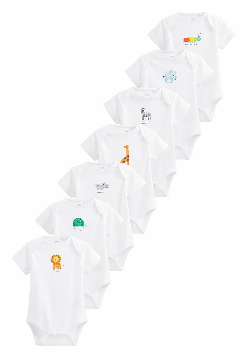 Next - BABY BODYSUITS 7 PACK - Body - white, Zvětšit