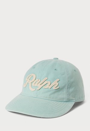 APPLIQUÉD TWILL BALL CAP UNISEX - Pet - celadon