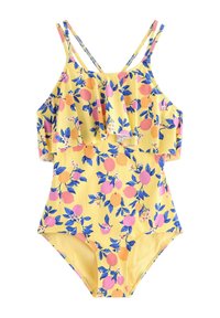 Lindex WITH FLOUNCE - Badpak - light yellow