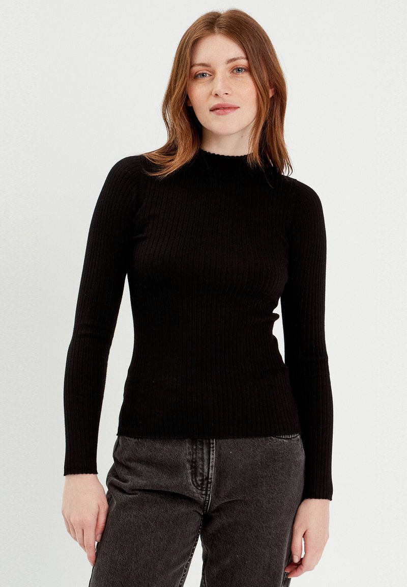 Cache Cache MIT LANGEN ÄRMELN - Strickpullover - noir