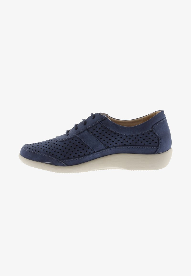Wamba HELENA INGLES ANTELINA PICADA - Zapatos con cordones - marino
