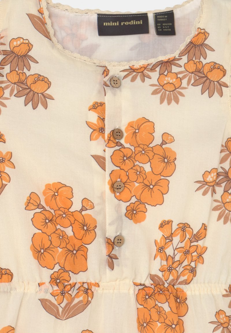 Kinder Shirts & Tops | Mini Rodini FLOWERS FLOUNCE DRESS Blusenkleid beige - BT24006 Kinder Shirts & Tops | Mini Rodini FLOWERS FLOUNCE DRESS Blusenkleid beige - BT24006