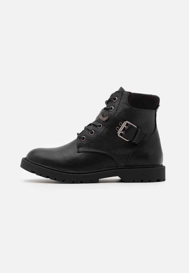 TOSCANE - Bottines à lacets - noir