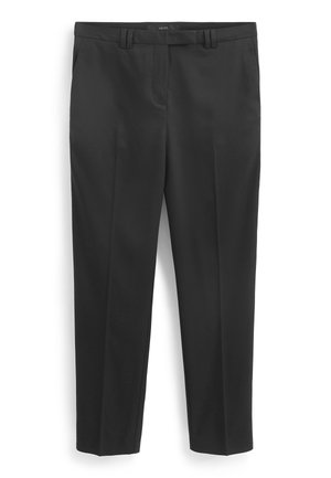 SLIM TAILORED TROUSERS - Vászonnadrágok - black