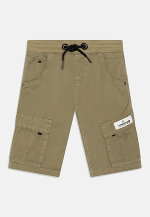 Pantalones Cargo Niños NAME IT - Tejido Sarga Algodón Elástico, Bolsillos Laterales, Cintura Ajustable
