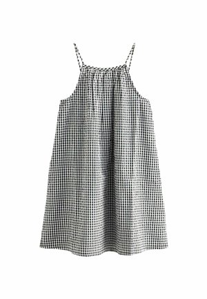 Next STRAPPY-REGULAR FIT - Freizeitkleid - black white gingham