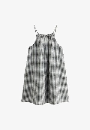 Next, STRAPPY-REGULAR FIT - Vestito casual - black white gingham
