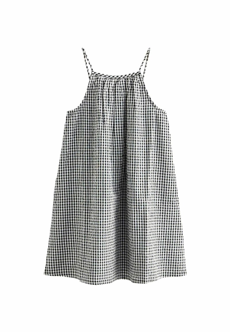 Next STRAPPY-REGULAR FIT - Freizeitkleid - black white gingham