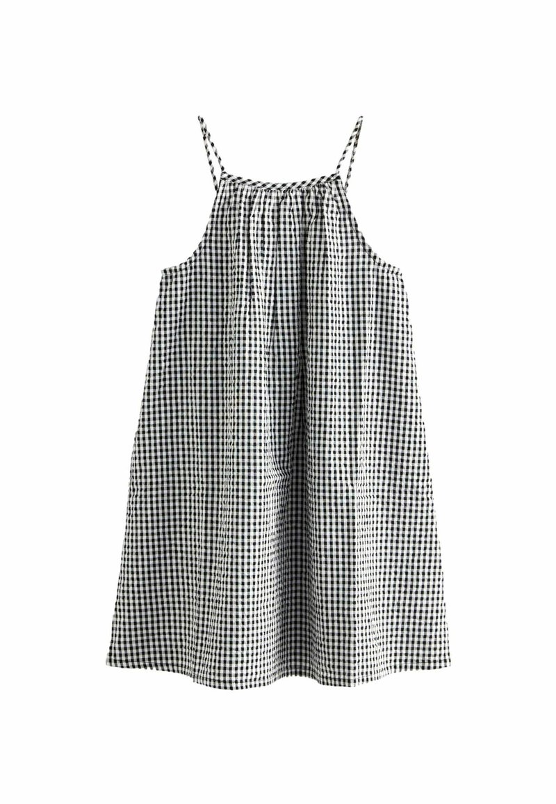 Next - STRAPPY-REGULAR FIT - Hverdagskjole - black white gingham, Forstør