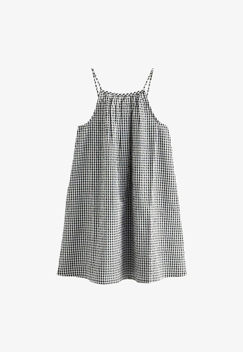 Next STRAPPY-REGULAR FIT - Freizeitkleid - black white gingham