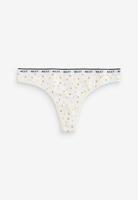 Next MONO PRINT RICH LOGO KNICKERS FOUR PACK - String - orange pumpkin print