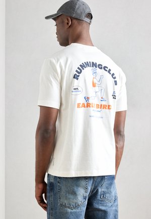 PRINT OVERSIZED FIT - Tricou cu imprimeu - white