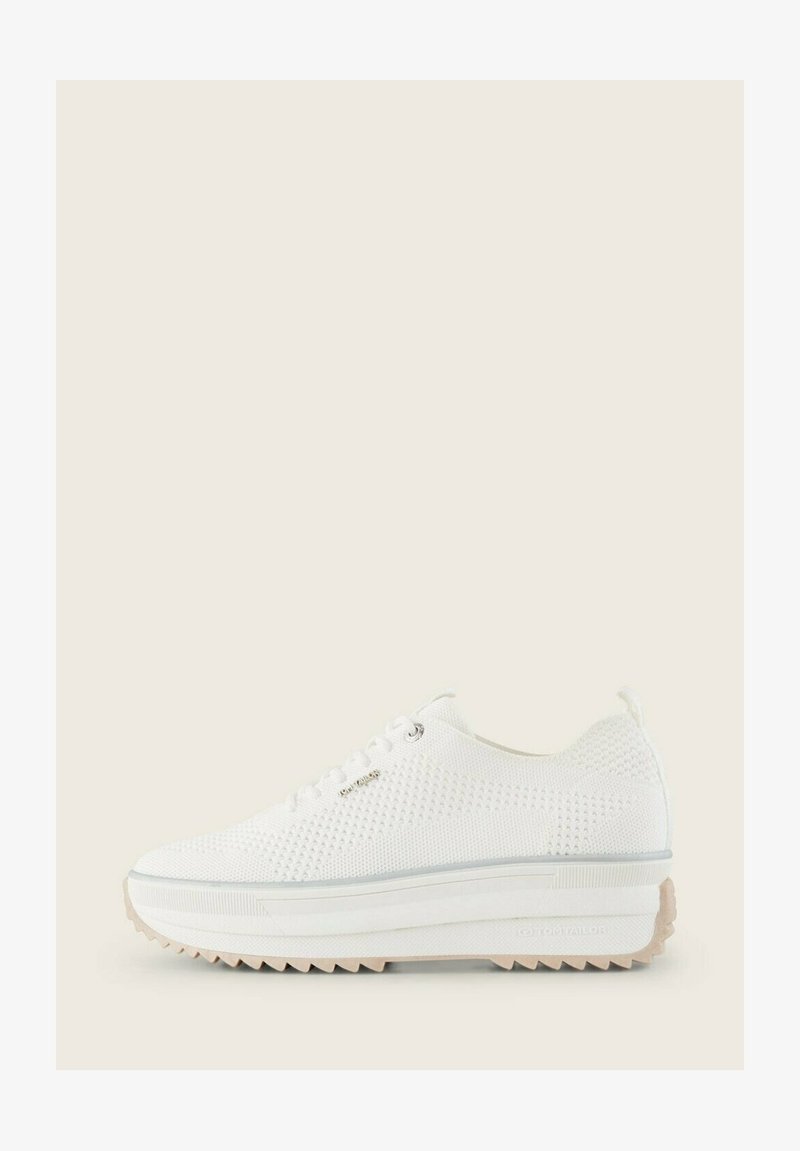 TOM TAILOR Baskets basses - white