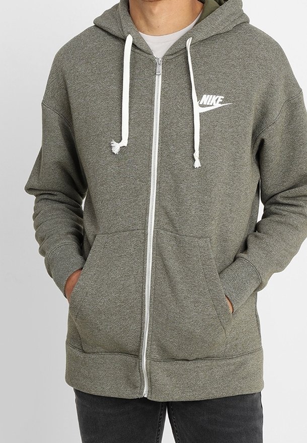 nike heritage zip through hoody
