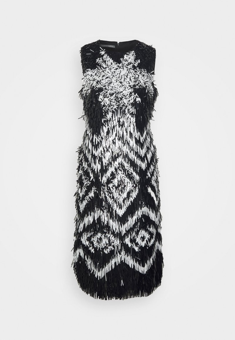 alberta ferretti Cocktailjurk gemêleerd zwart alberta ferretti Cocktailjurk gemêleerd zwart