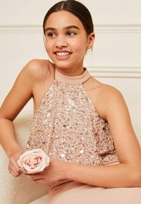 Lipsy EMBELLISHED HALTER - REGULAR FIT - Cocktailkjole / festkjole - pink