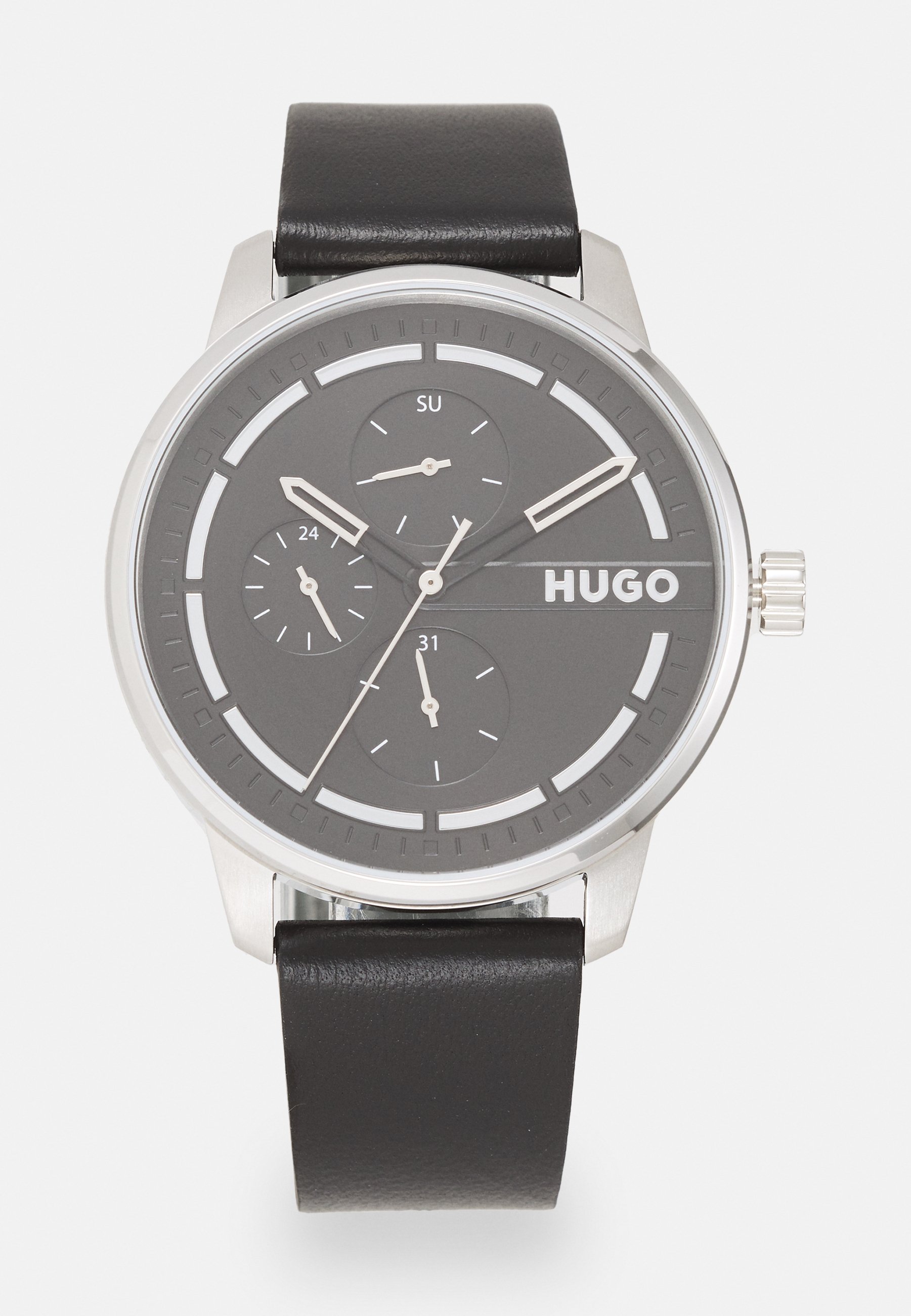 HUGO STAMP MULTI Uhr black/schwarz