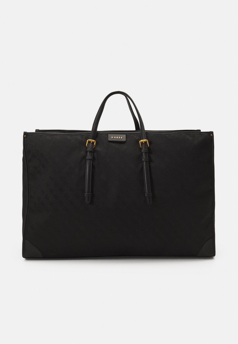 Guess RETRO DUFFLE BAG UNISEX Weekend bag black Zalando.co.uk