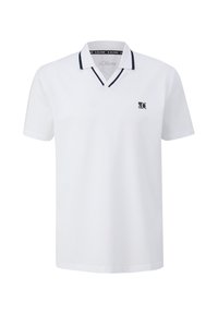 s.Oliver MIT V-AUSSCHNITT - Poloshirt - weiß