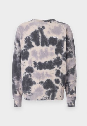 TIE DYE LOGO CREW UNISEX - Bluză de molton - navy