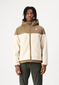 K-Way Giacca in pile - ecru/brown