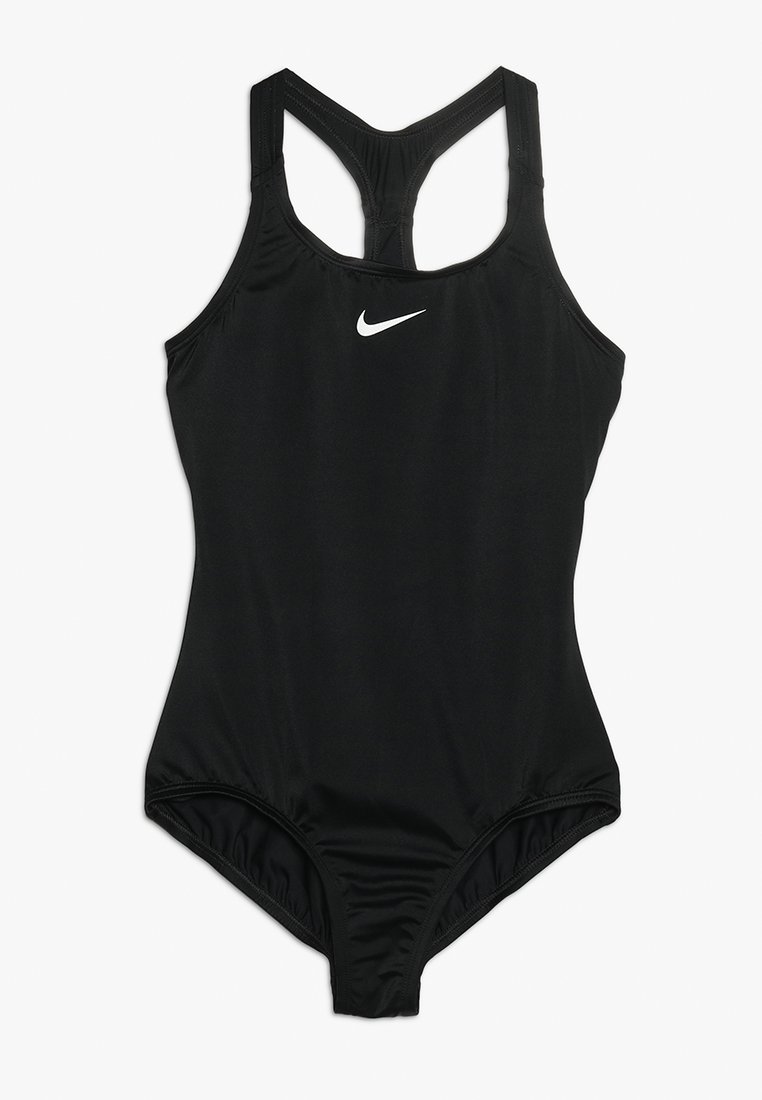 nike solid swimsuit in black
