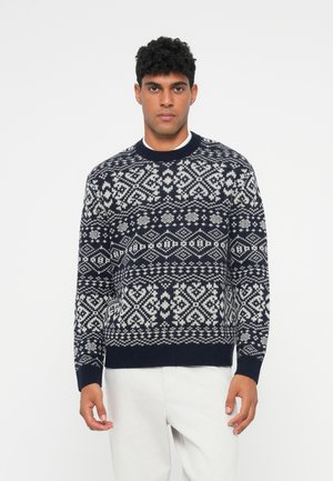SLHHOLGER CREW NECK - Svetr - sky captain