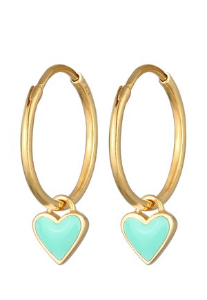 VIVID HEART HOOPS - Naušnice - hellgrün