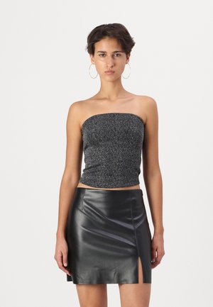 JXSIGGA GLITTER BANDEAU - Topper - silver