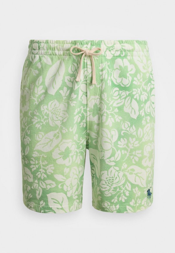 FLORAL SPA TERRY SHORT - Shorts - mangrove pistacho4