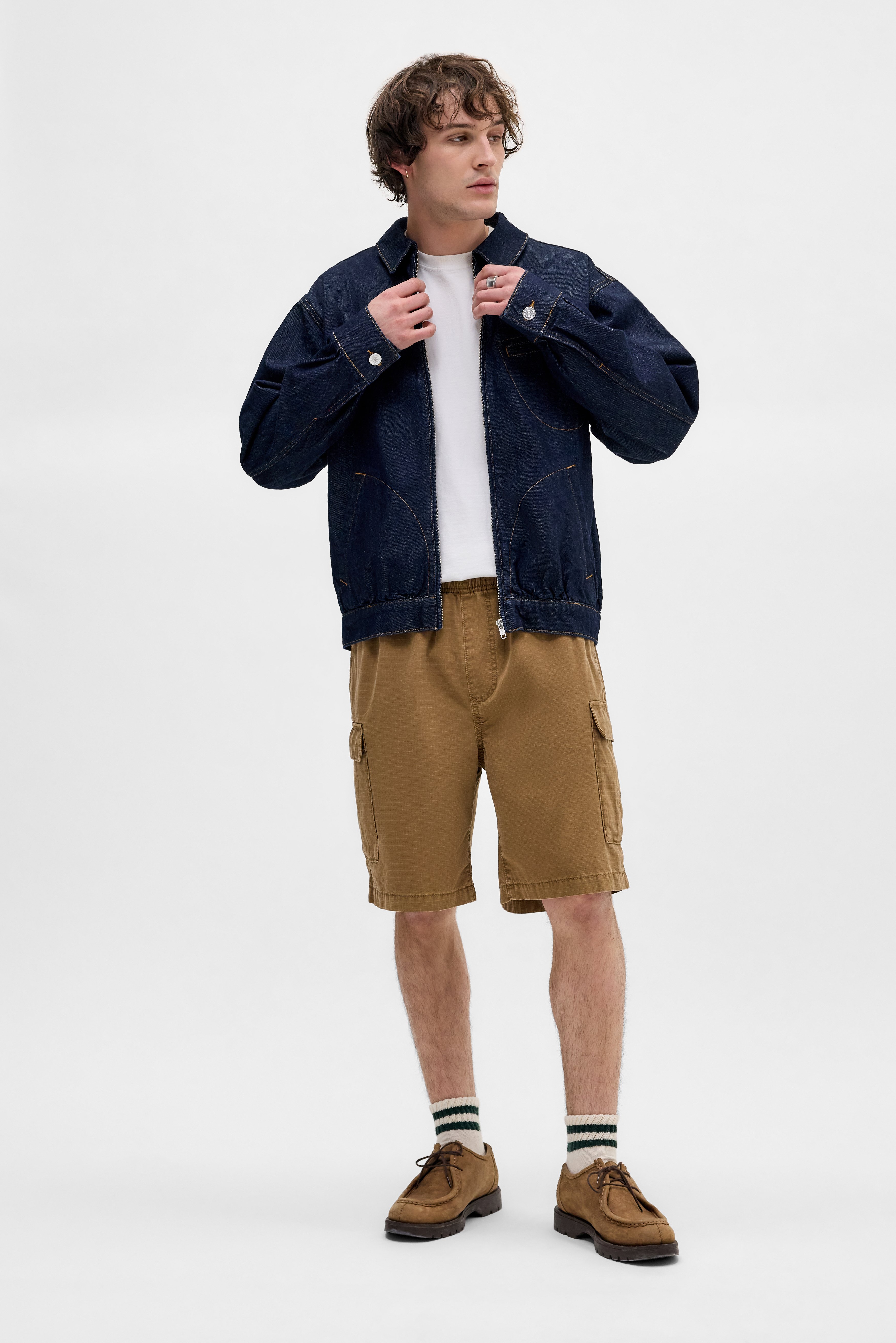 BDG Urban Outfitters TONY UNISEX - Denim jacket - rinse/blue