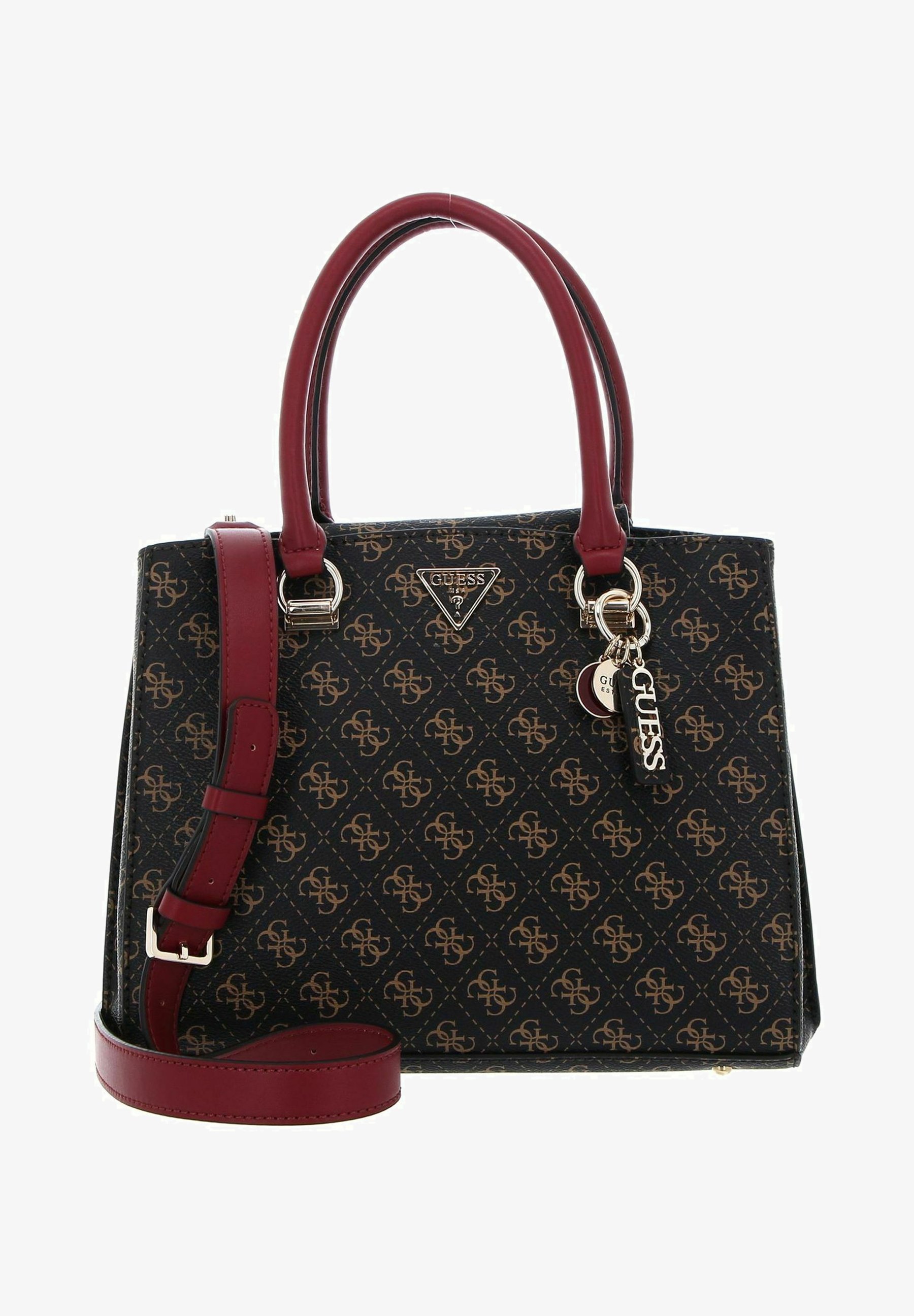 Borsa GUESS Noelle Girlfriend Satchel In Pelle PU - Design Elegante Con Logo Dove - Foto 3