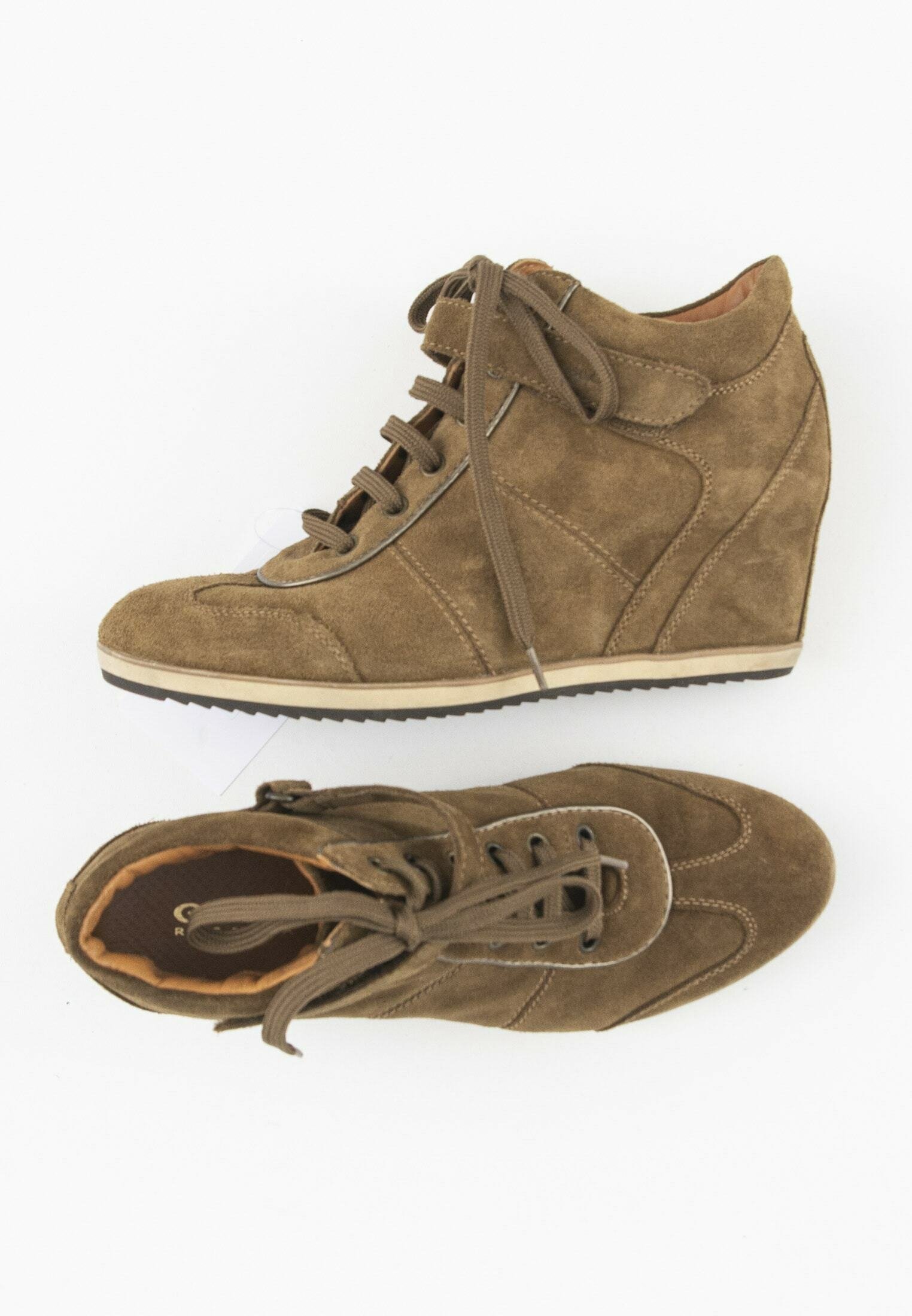 Geox Botines de cuña - brown/marrón - Zalando.es