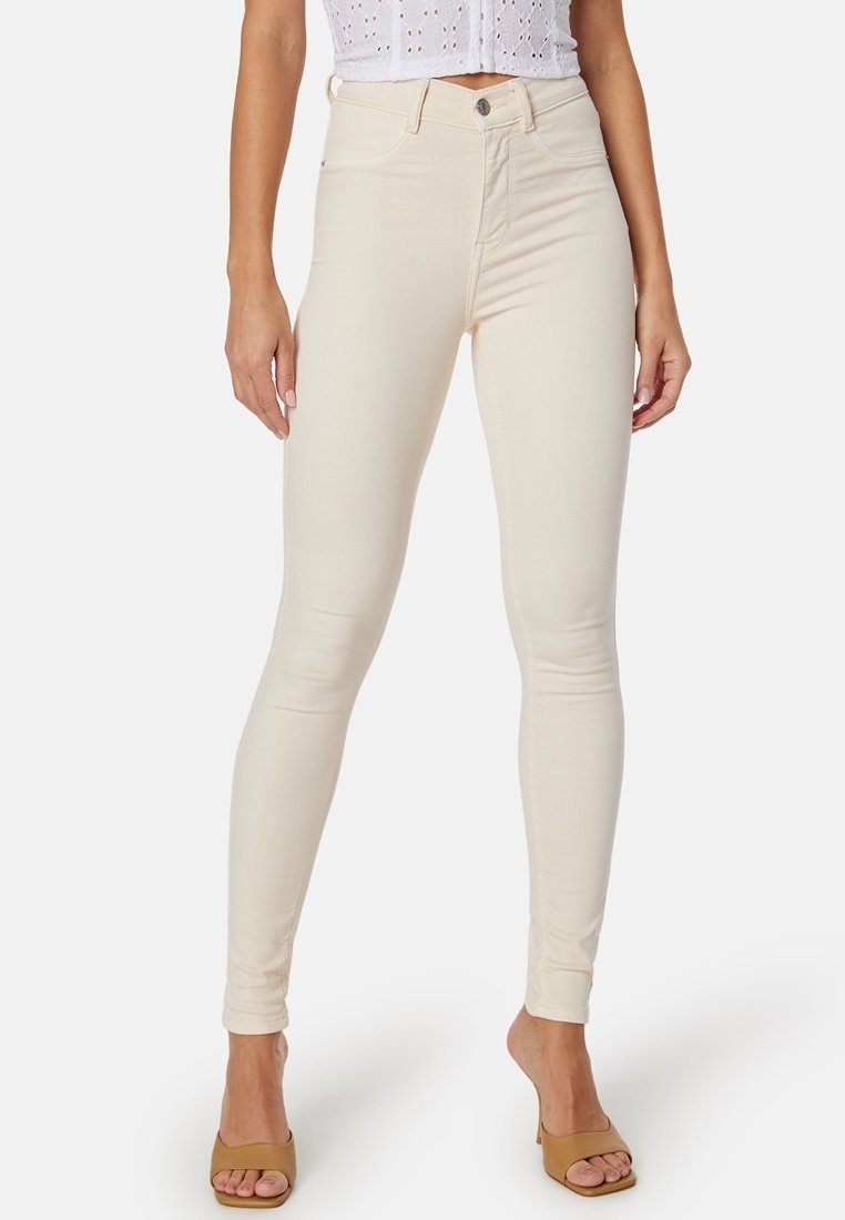 Bubbleroom SUPERSTRETCH JEANS - Jeans Skinny Fit - tan