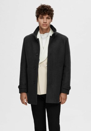 SLHNEW REUBEN NOOS - Short coat - black
