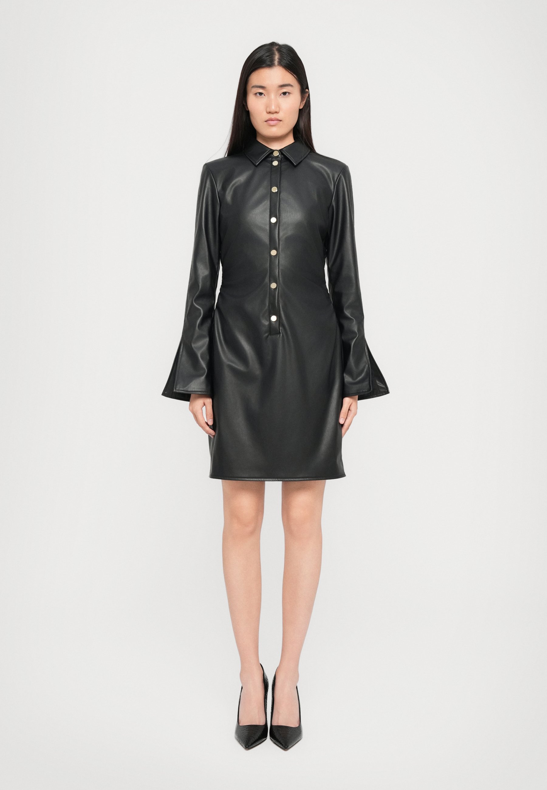 Armani Exchange DRESS - Cocktail dress / Party dress - black - Zalando Armani Exchange DRESS - Cocktail dress / Party dress - black - Zalando