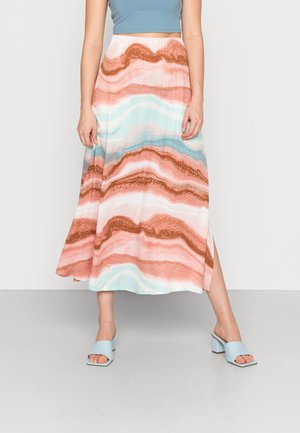 BYLAMAI SKIRT - Saia evasé - coral cloud