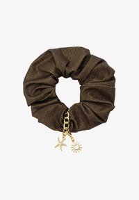 Niewybrane, gumka frotka do włosów z zawieszką charms