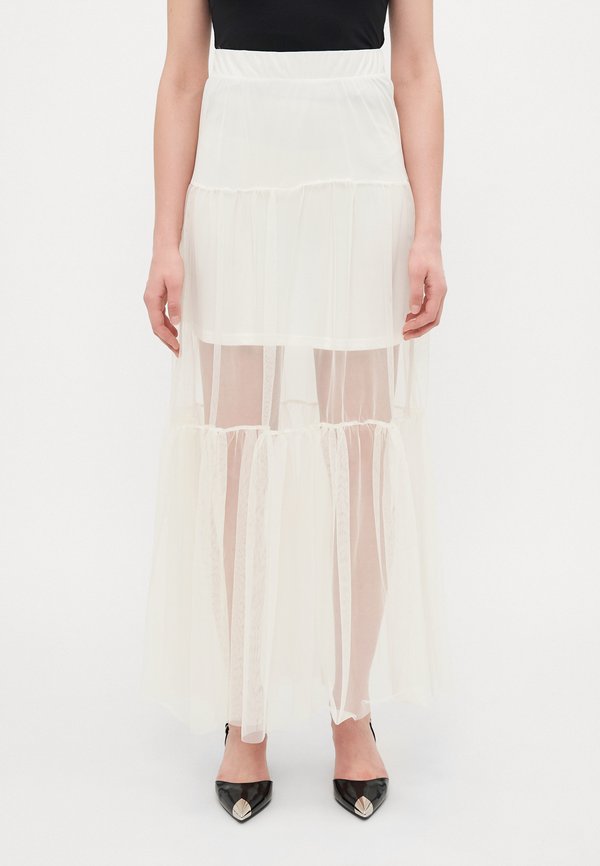 ONLTULLA LONG SKIRT - Maxirock - egret