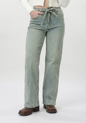 Even&Odd Tall Traperice opuštenog kroja - light blue denim